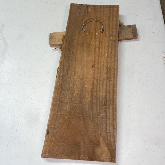 Scarecrow Wooden Fall Sign Handmade - Picture 4 of 7